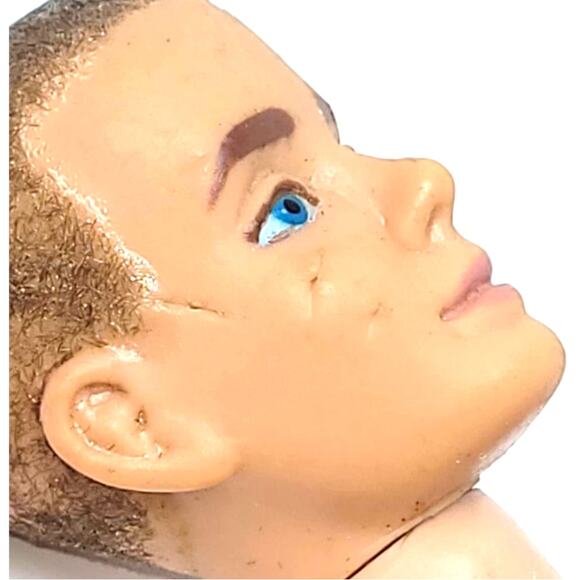 1961 Vintage Flocked Hair Ken One of the Beginner Kens in Barbies Life - Picture 9 of 13